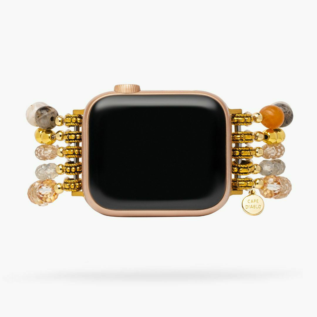 Apple Watch Straps | Dark Champagne Stretch Apple Watch Strap Apple Watch Straps Apple Watch Straps