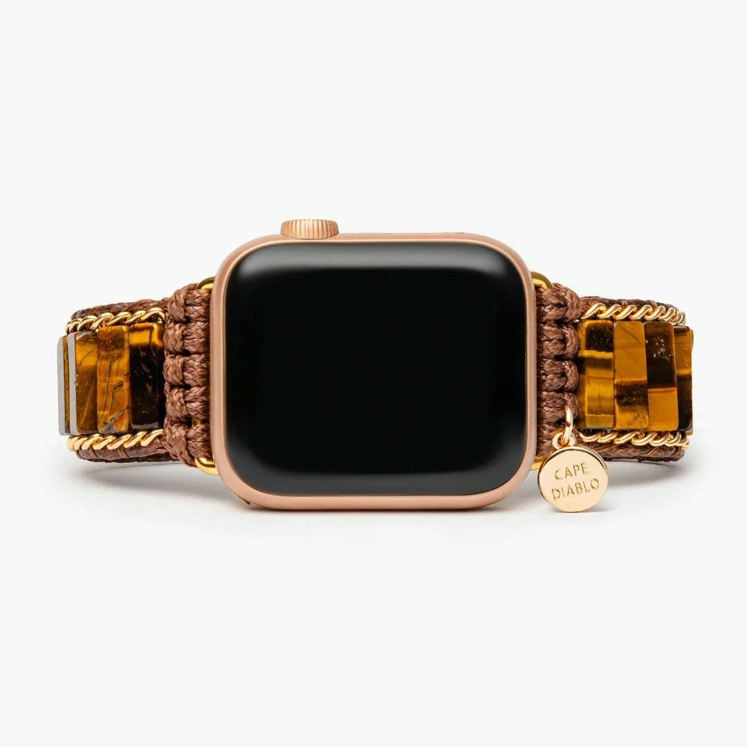 Apple Watch Straps | Fierce Tiger’s Eye Apple Watch Strap Apple Watch Straps Apple Watch Straps