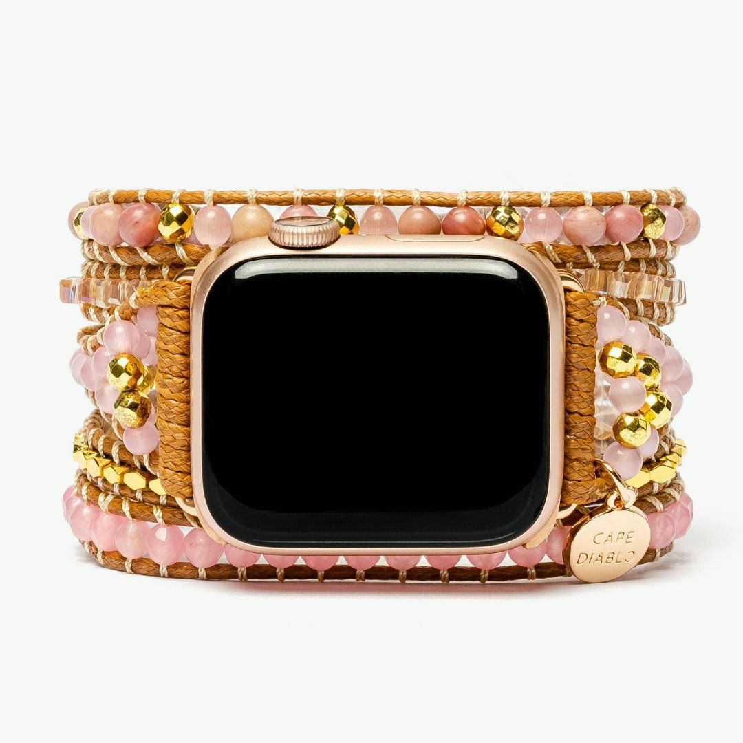 Apple Watch Straps | Golden Rose Quartz Apple Watch Strap Apple Watch Straps Apple Watch Straps