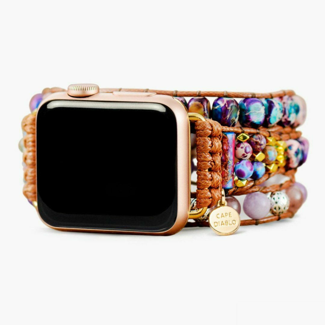 Apple Watch Straps | Graceful Purple Jasper Apple Watch Strap Apple Watch Straps Apple Watch Straps