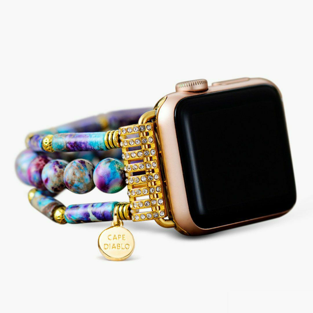 Apple Watch Straps | Periwinkle Jasper Stretch Apple Watch Strap Apple Watch Straps Apple Watch Straps