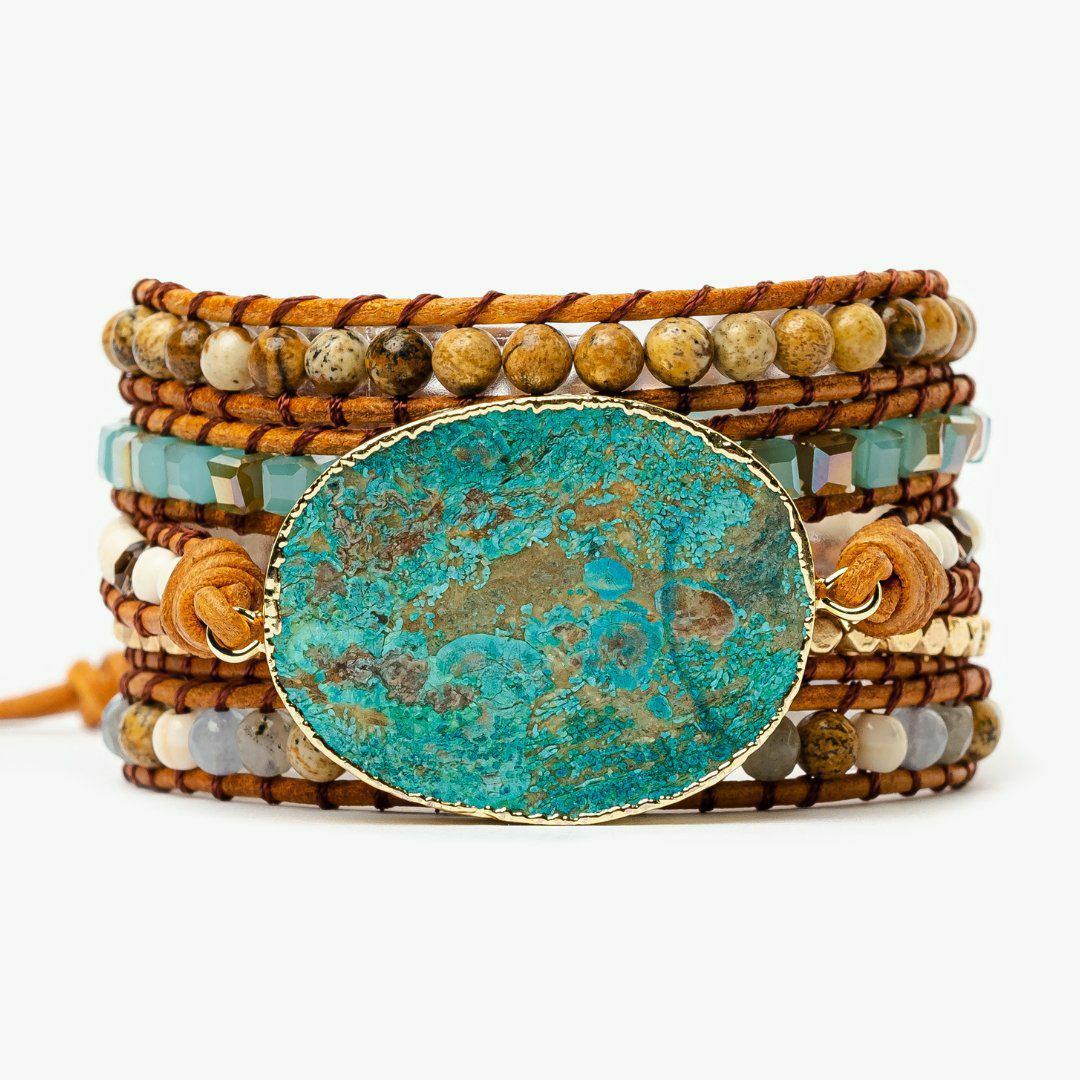 Bracelets | Blue Earth Jasper Stone Bracelet Bracelets Bracelets