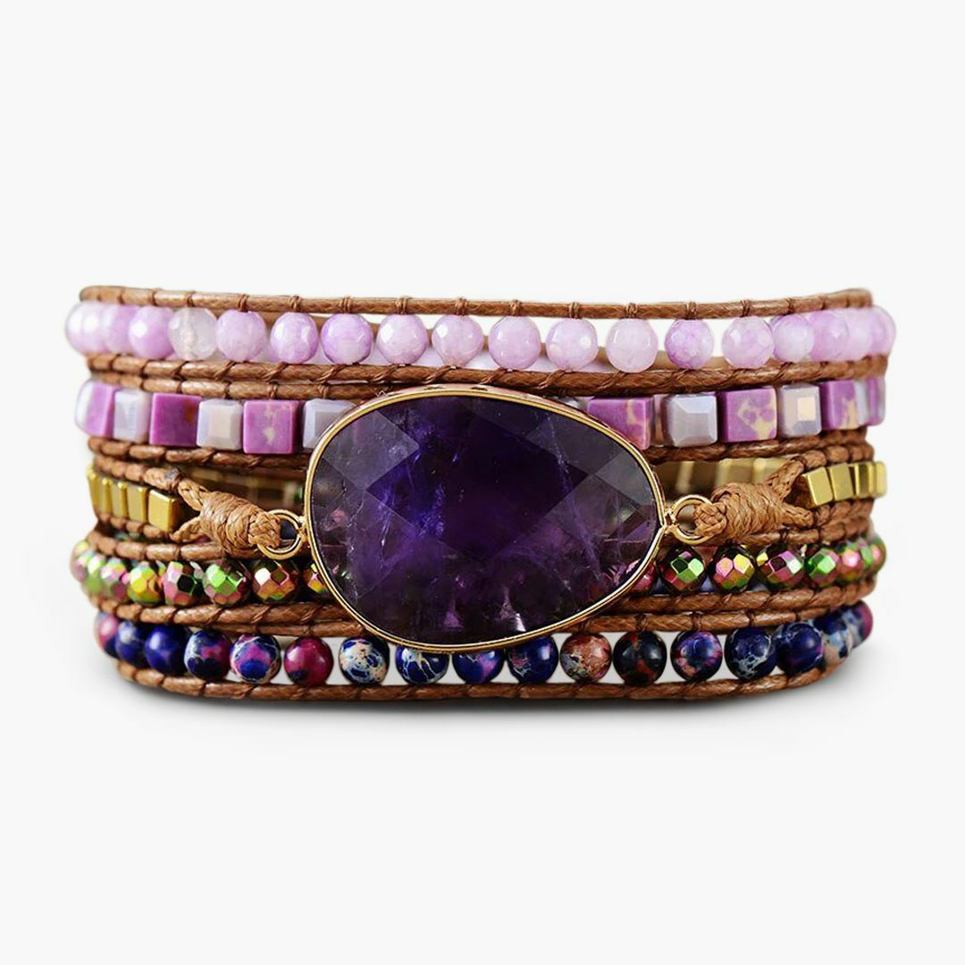 Bracelets | Enchanting Amethyst Wrap Bracelet Bracelets Bracelets