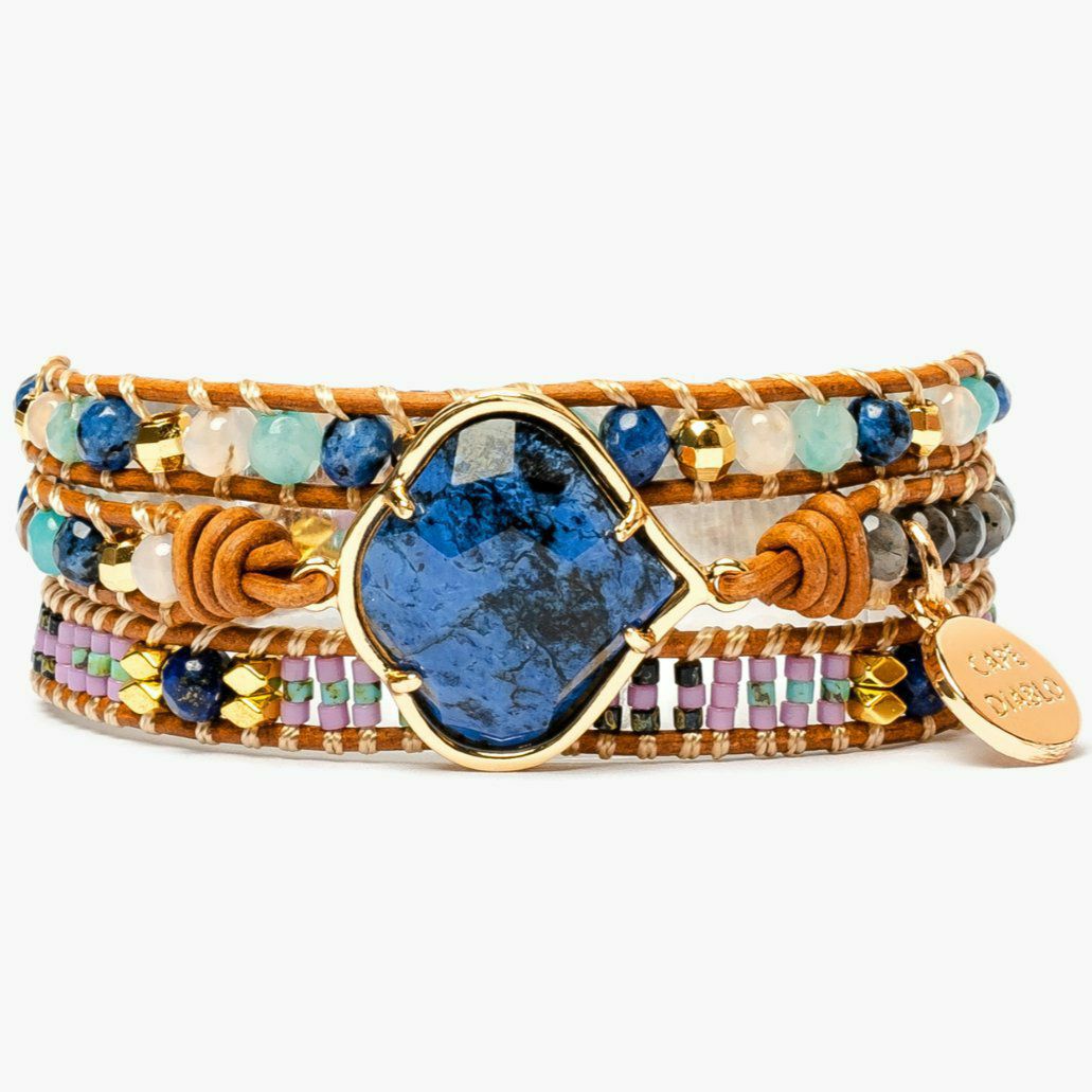 Bracelets | Healing Blue Sodalite Wrap Bracelet Bracelets Bracelets