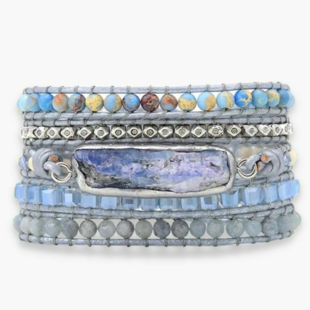 Bracelets | Healing Topaz Queen Silver Wrap Bracelet Bracelets Bracelets