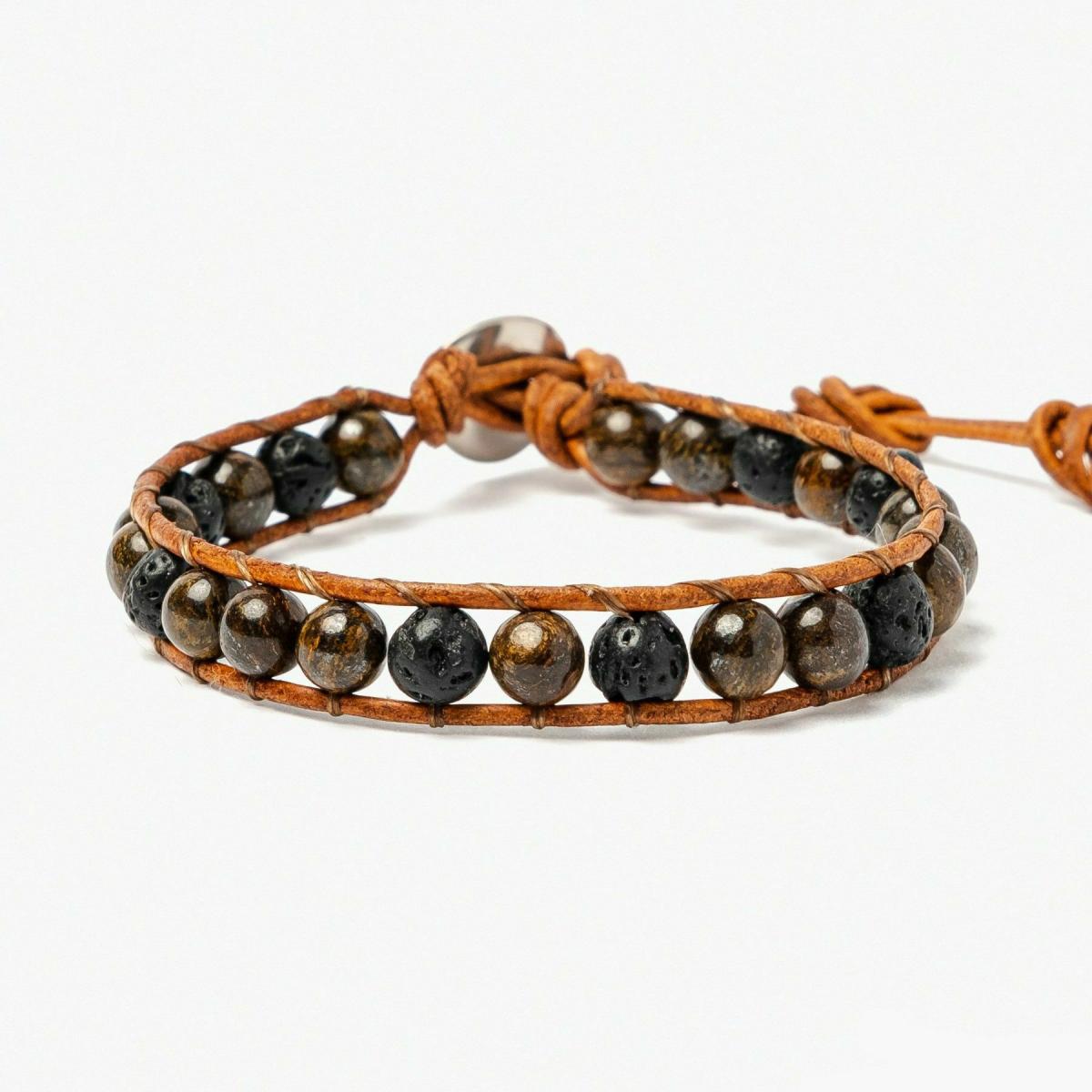 Bracelets & Necklaces | Men’s Bronzite & Lava Bracelet Bracelets & Necklaces Bracelets & Necklaces