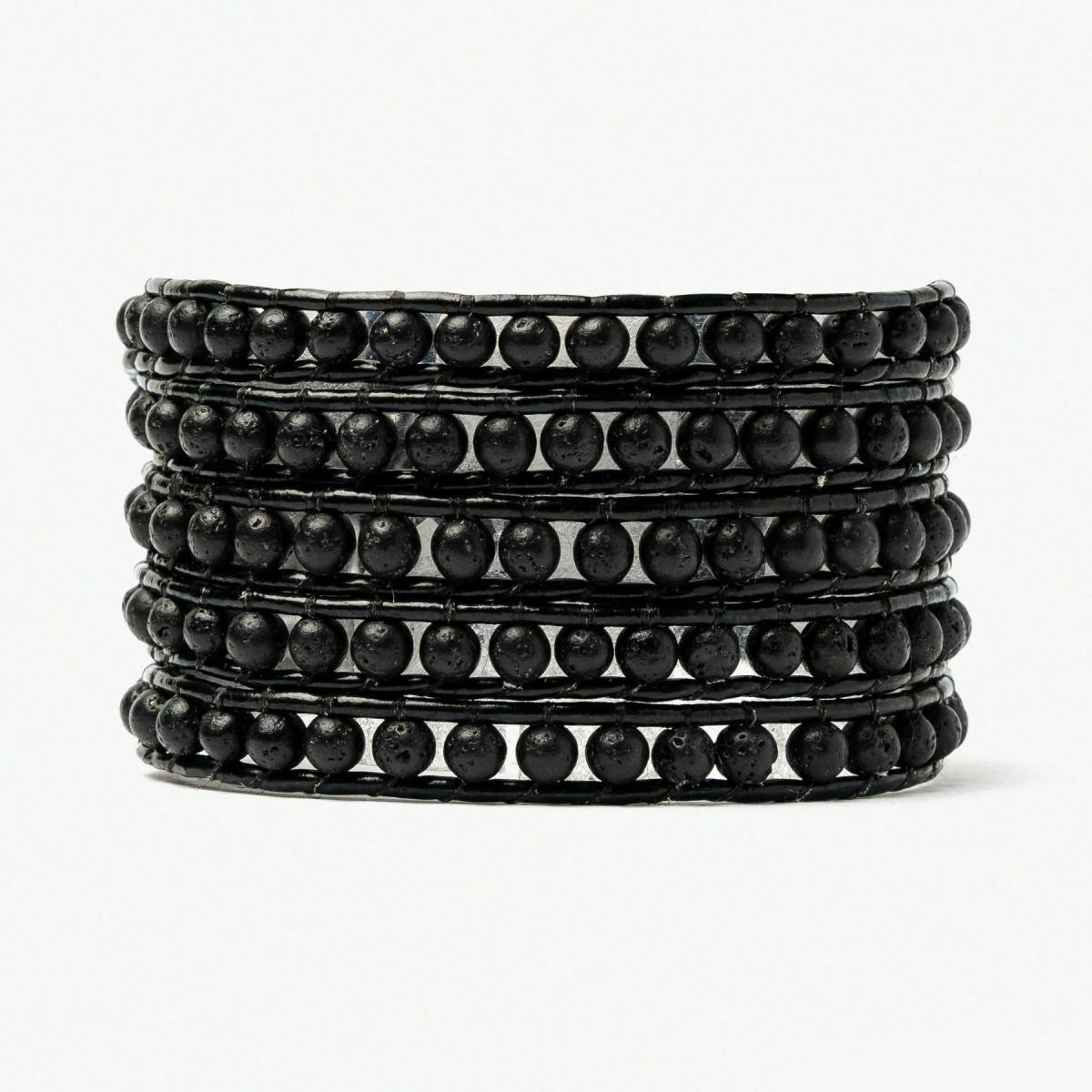 Bracelets & Necklaces | Men’s Lava Stone Wrap Bracelet Bracelets & Necklaces Bracelets & Necklaces