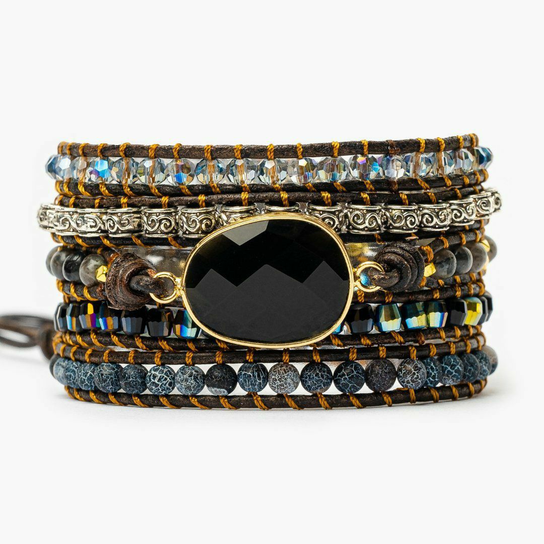 Bracelets | Onyx Moonlight Protection Wrap Bracelet Bracelets Bracelets