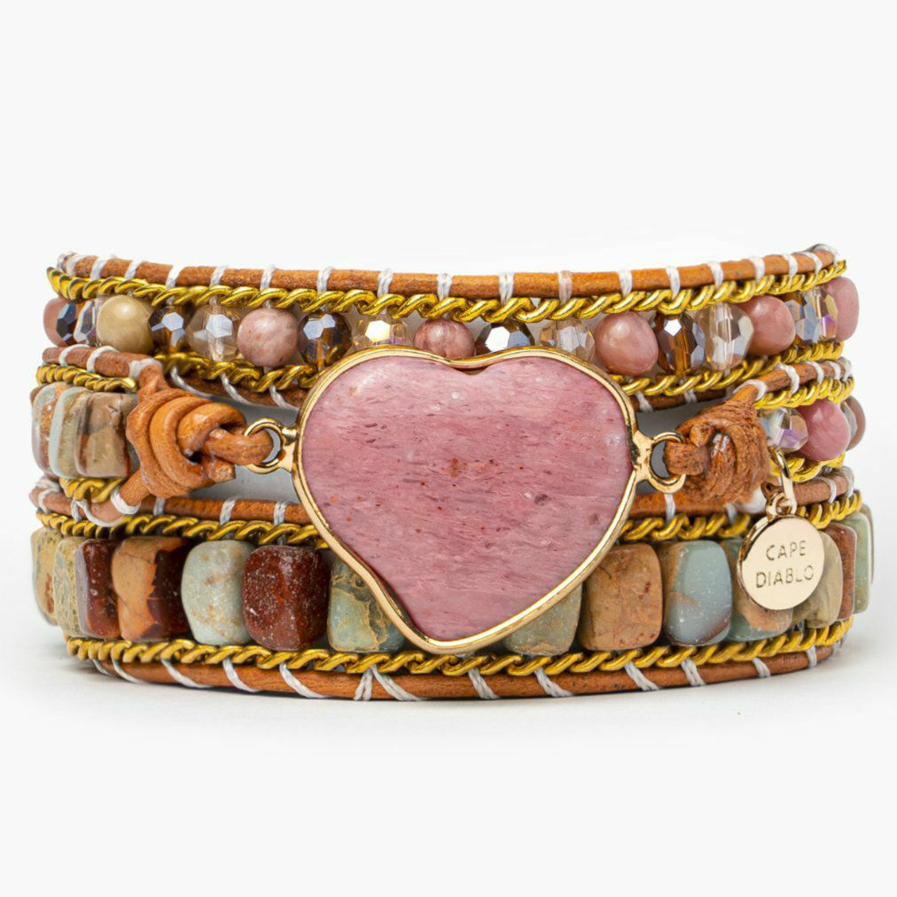 Bracelets | Rhodonite Love Protection Wrap Bracelet Bracelets Bracelets