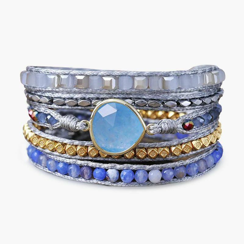 Bracelets | Sky Agate Radiance Wrap Bracelet Bracelets Bracelets