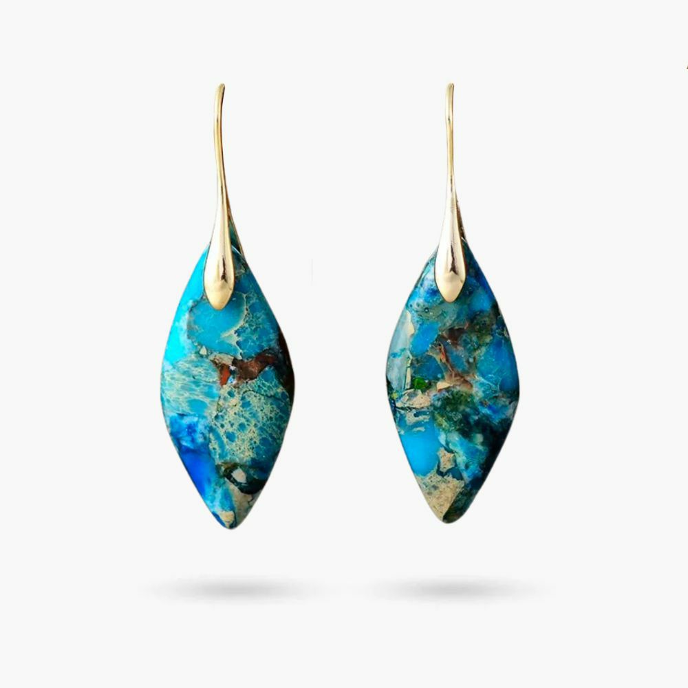 Earrings | Cerulean Sands Leaves Jasper Earrings Earrings Earrings