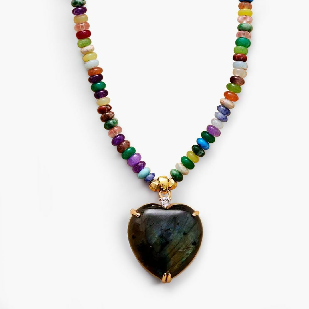 Necklaces | Beaded Heartstrings Necklace Jewelry Necklaces