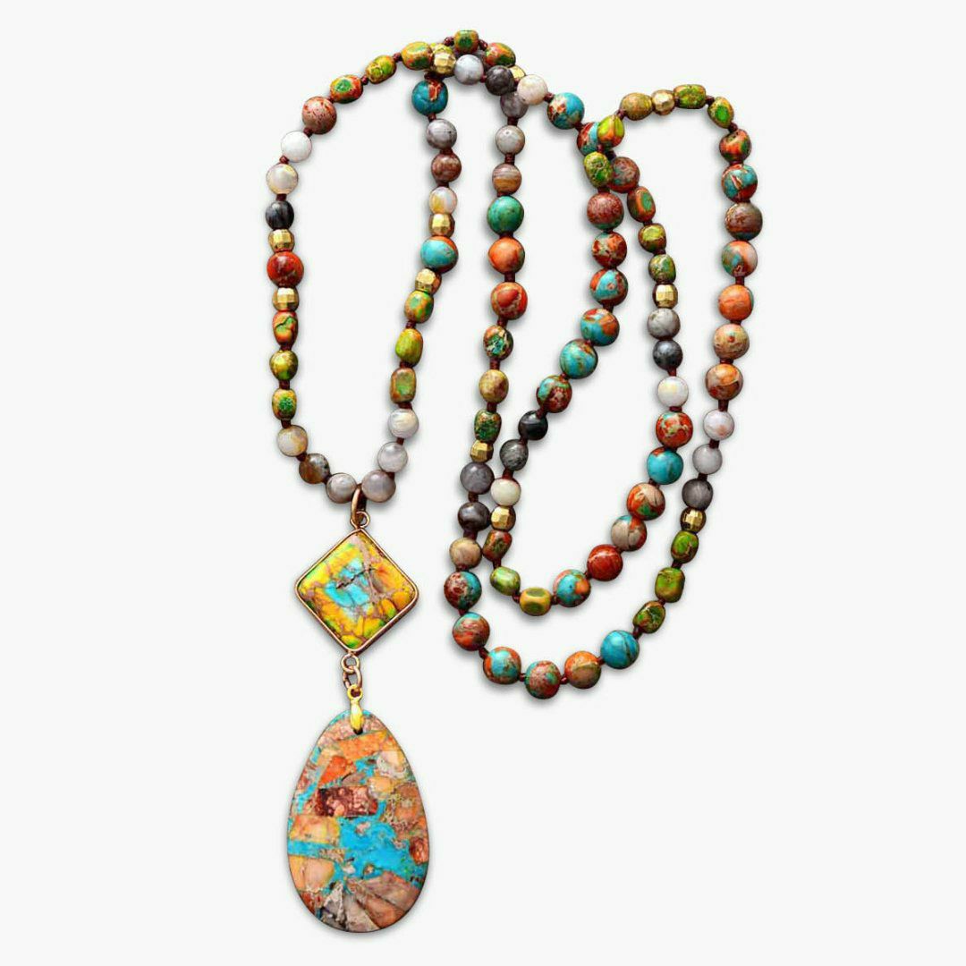 Necklaces | Intense Jasper Spiritual Necklace Jewelry Necklaces