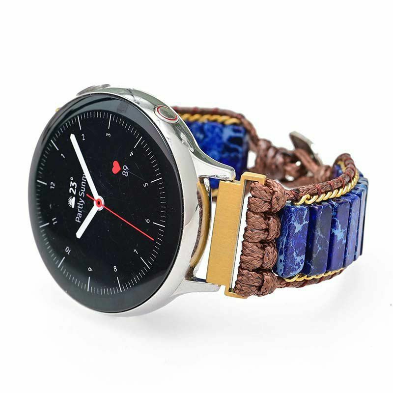 Samsung Galaxy Watch Straps | Azure Lapis Lazuli Samsung Galaxy Watch Strap Samsung Galaxy Watch Straps Mens