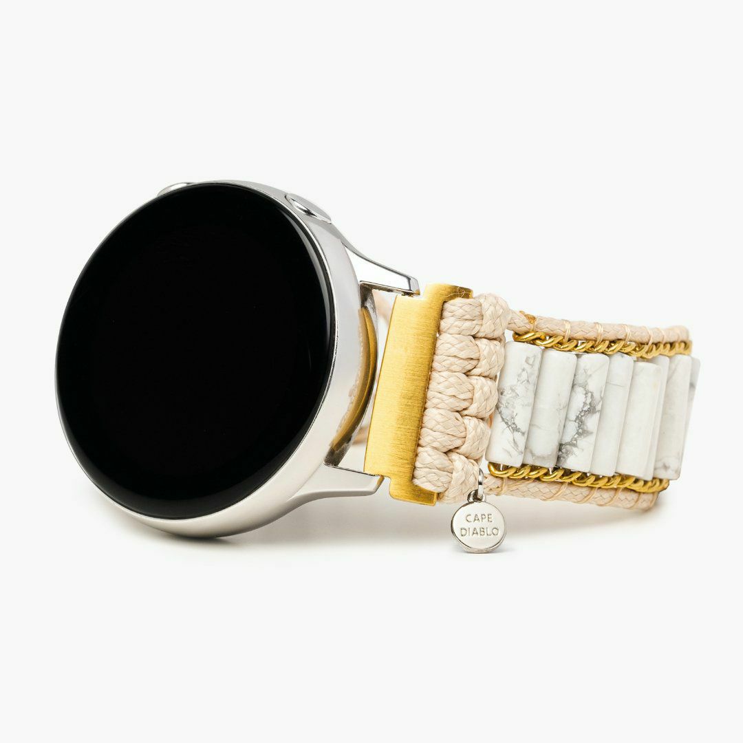 Samsung Galaxy Watch Straps | Heavenly Howlite Samsung Galaxy Watch Strap Samsung Galaxy Watch Straps Mens