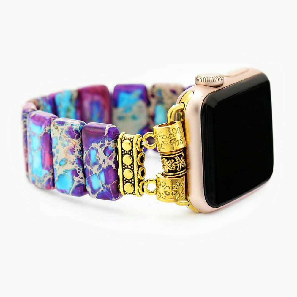 Stretch Straps | Majestic Tibetan Jasper Stretch Apple Watch Strap Apple Watch Straps Apple Watch Straps