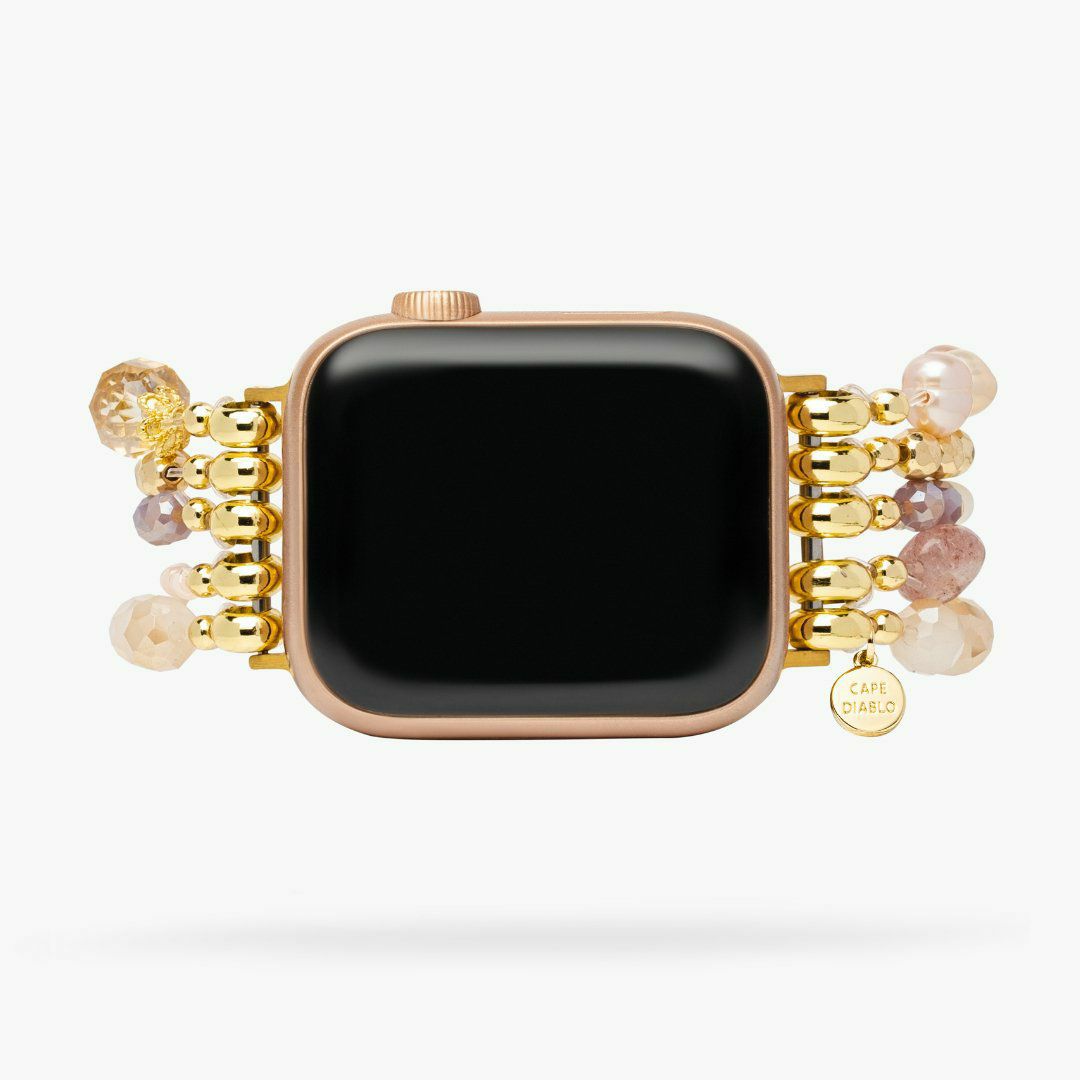 Stretch Straps | Pearly Rosette Stretch Apple Watch Strap Apple Watch Straps Apple Watch Straps