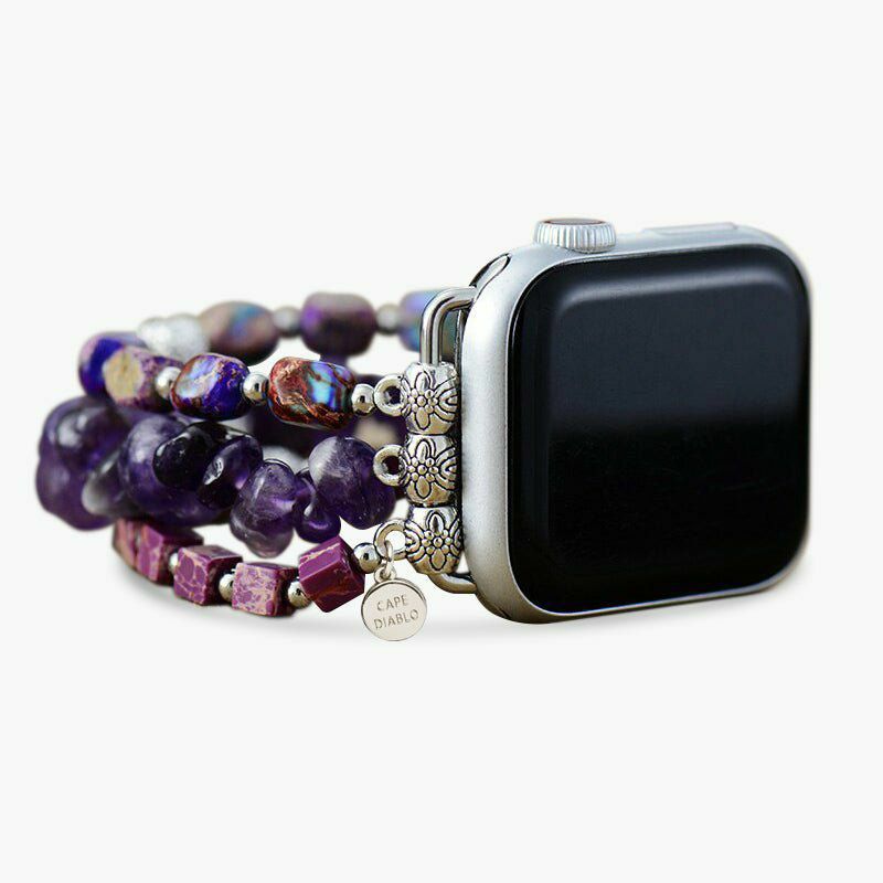 Stretch Straps | Royal Amethyst Stretch Apple Watch Strap Apple Watch Straps Apple Watch Straps