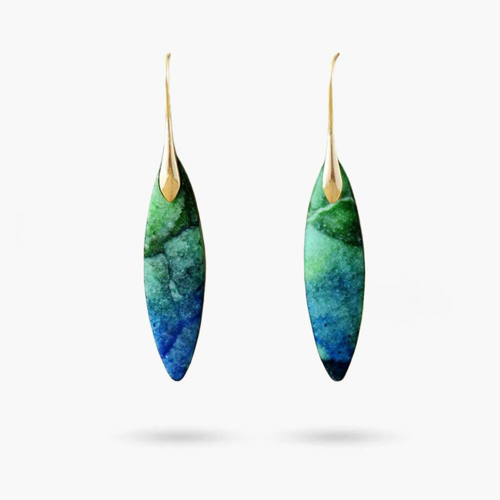 Earrings | Cerulean Green Jasper Hook Earrings Earrings Earrings